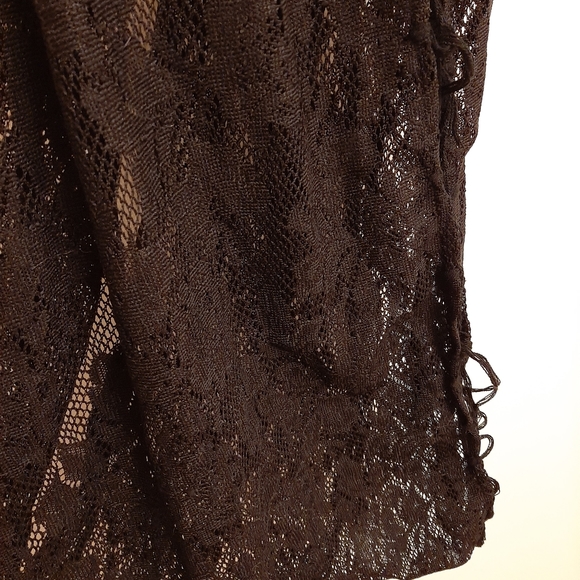 Black lace scarf - Picture 2 of 3
